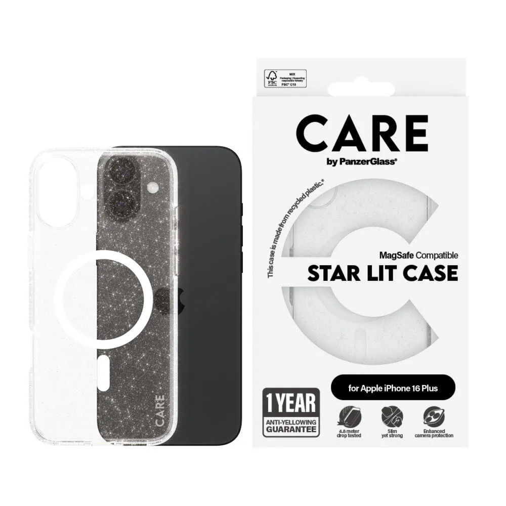 PanzerGlass CARE™ by PanzerGlass® Star Lit Case w. White MagSafe iPhone 16 Plus 1343 Thumbnail 2
