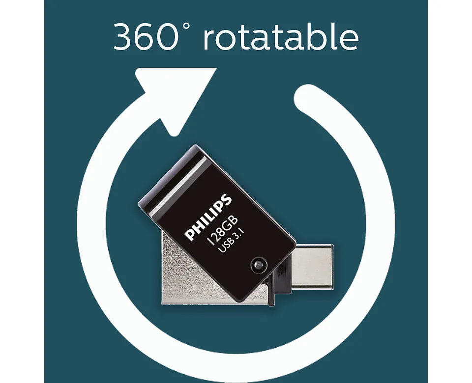Philips FM12DC152B/00 128 GB USB 3.2 Flash Bellek Thumbnail 5