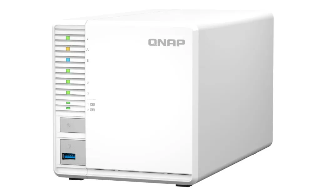 QNAP TS-364 NAS Dikey (Tower) Intel® Celeron® N5095 8 GB DDR4 6 TB HDD QNAP Turbo System Beyaz Thumbnail 4