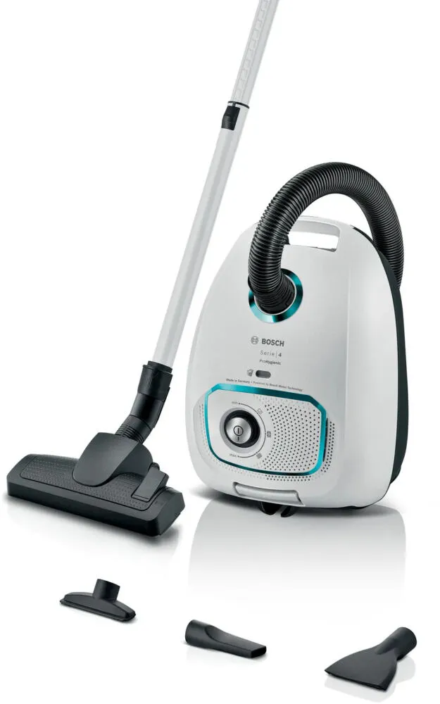Bosch Serie 4 BGD41HYG elektrik süpürgesi 4 l Tambur vakum Kuru 600 W Toz torbası Elektrikli Süpürge