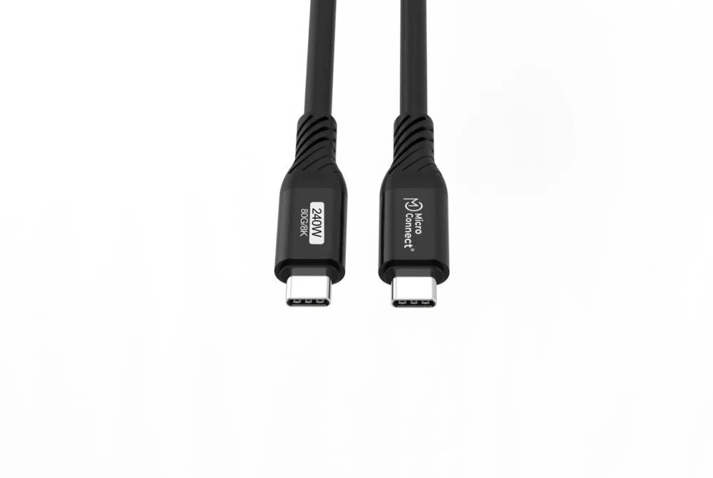 Microconnect USB4CC1-240W-80GBPS USB C to USB C (1 m) USB Kablosu Thumbnail 4