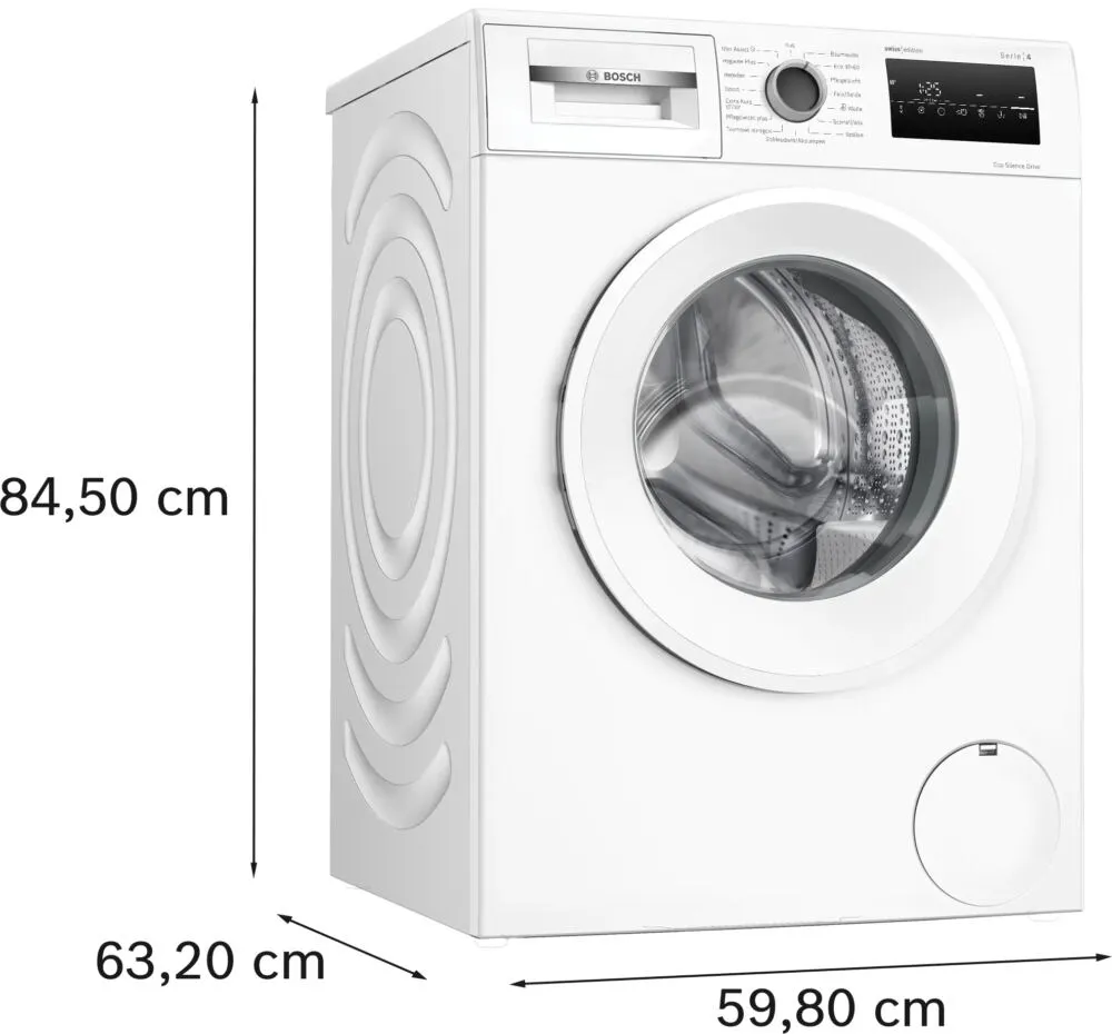 Bosch Serie 4 WAN28244CH çamaşır makinesi Önden yüklemeli 8 kg 1400 RPM Beyaz Thumbnail 4
