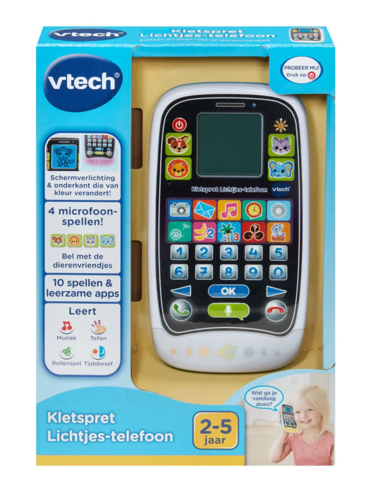 VTech Kletspret Lichtjes-telefoon 80-529223 Thumbnail 10