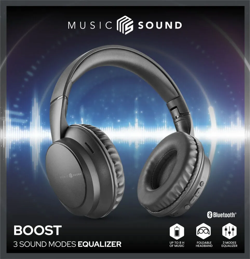 Music Sound BTHEADBMSBOOSTK Bluetooth Kulaklık Thumbnail 2