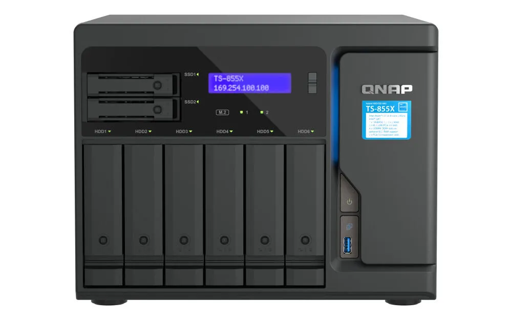 QNAP TS-855X-8G/6TB-IW Thumbnail 2
