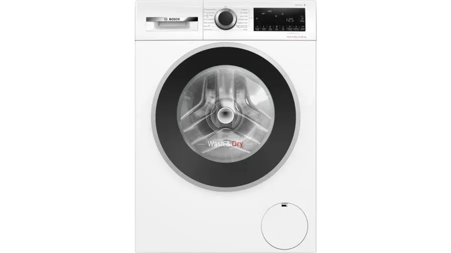 Bosch WNG25401GB çamaşır kurutma makinesi Solo Önden yüklemeli Beyaz Kurutmalı Çamaşır Makinesi
