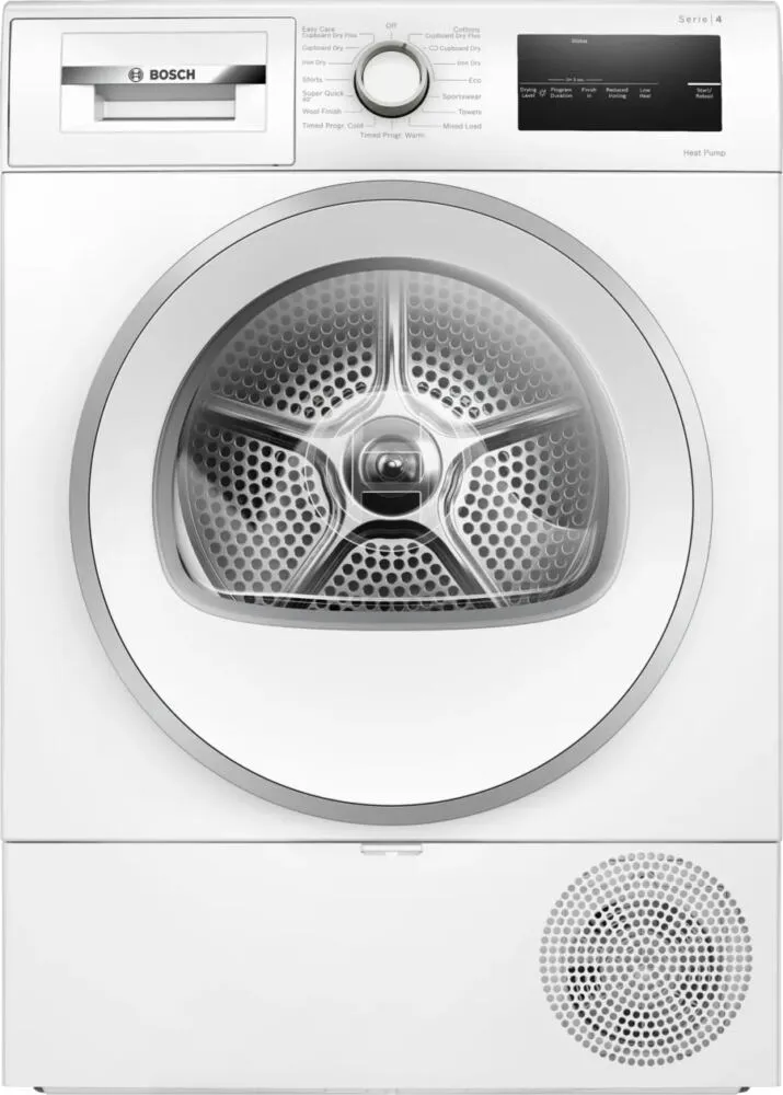 Bosch Serie 4 WTH85224GB kurutucu Solo Önden yüklemeli 8 kg Beyaz Kurutma Makinesi
