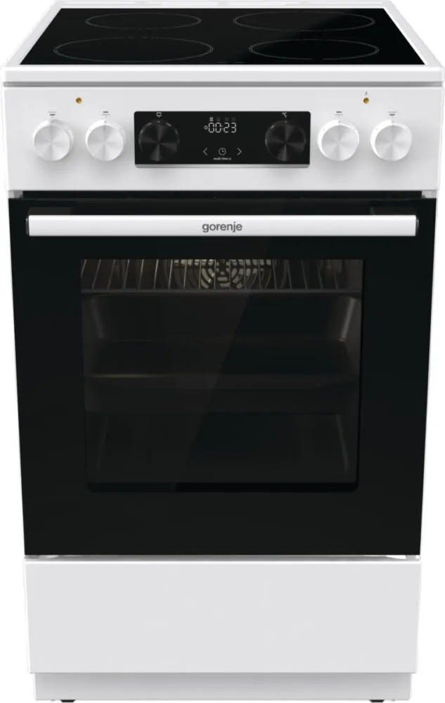 Gorenje G600 GEC5C61WG Bağımsız ocak Elektrik Bölge indüksiyon ocağı Beyaz Ocaklı Fırın