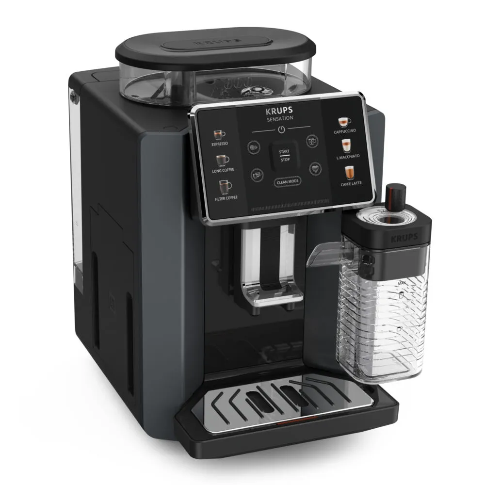 Krups Sensation Milk M90 EA912B10 Tam Otomatik 1.7 L Espresso Makinesi Thumbnail 3
