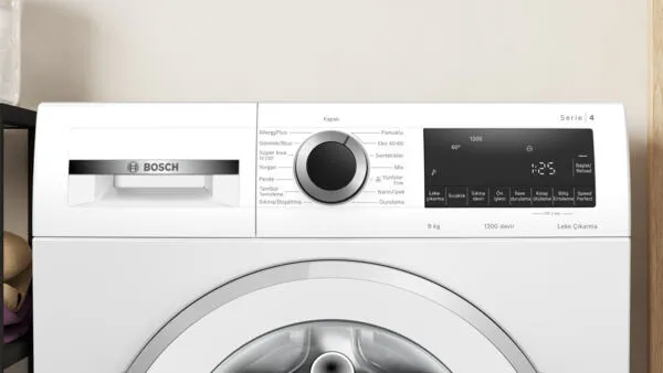 Bosch WGA242X3TR çamaşır makinesi Önden yüklemeli 9 kg 1200 RPM Beyaz Thumbnail 4
