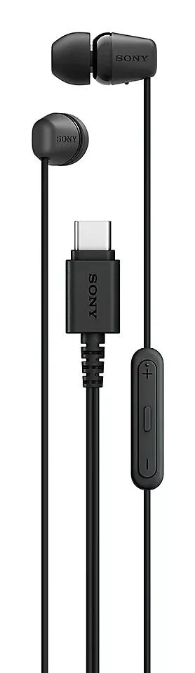 Sony IER-EX15C Kulaklık Kablolu Kulak içi Aramalar/Müzik USB C Tipi Siyah