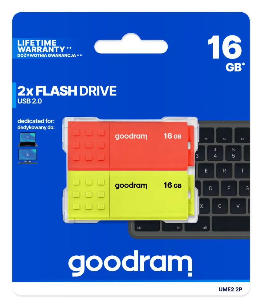 Goodram 2-PACK UME2-0320MXR11-2P 64 GB USB 3.2 Flash Bellek Thumbnail 14