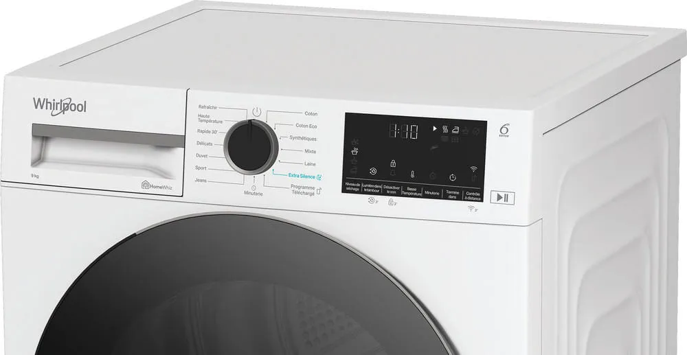 Whirlpool C WD 94M WBS FR X 859991717960 9 kg Isı Pompalı Kurutma Makinesi Thumbnail 6