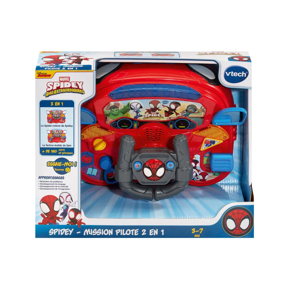 VTech Jouets Educatifs Licence SPIDEY - MISSION PILOTE 2 EN 1 80-580605 Thumbnail 7