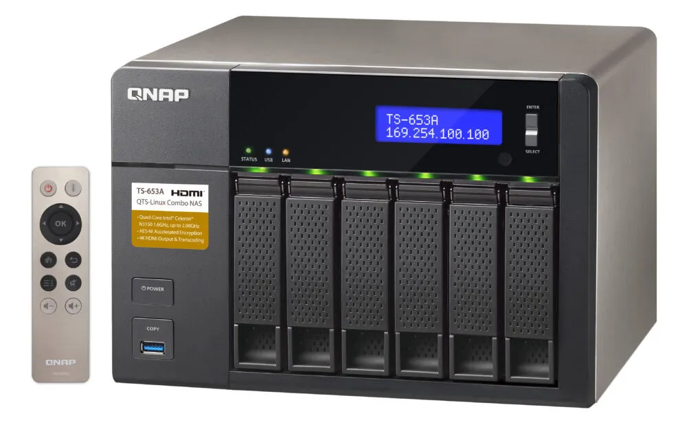 QNAP TS-653A 4 GB TS-653A-4G/60TB-IW Thumbnail 10