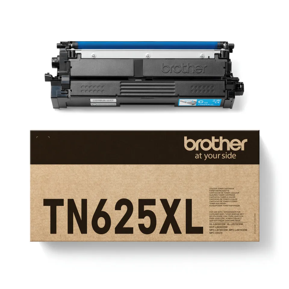 Brother TN-625XLC toner kartuşu 1 adet Orijinal Cam Göbeği Thumbnail 3