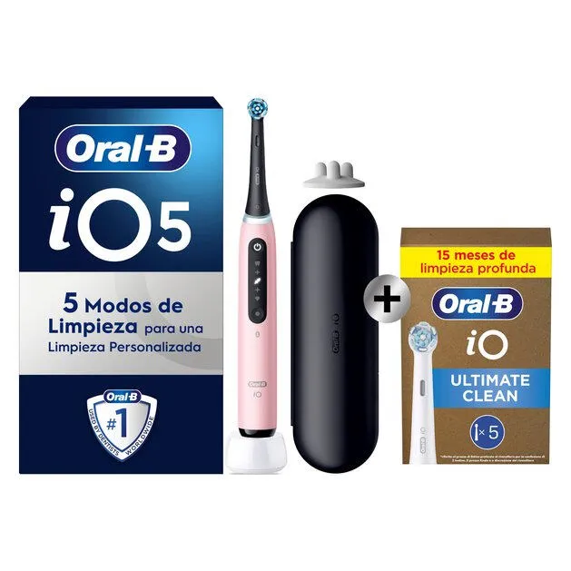 Oral-B 4210201414940 elektrikli diş fırçası Yetişkin Döner diş fırçası Siyah, Pembe Şarjlı Diş Fırçaları
