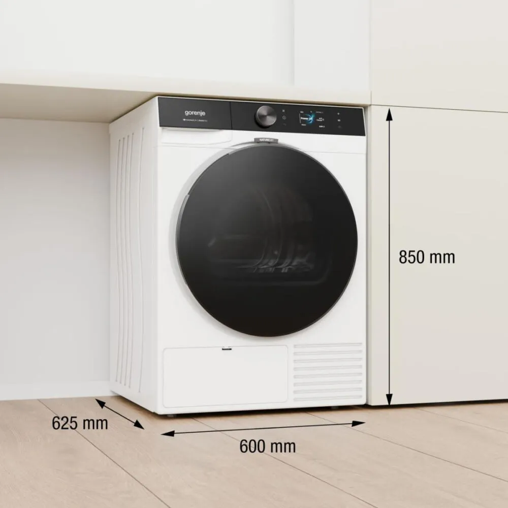 Gorenje DG89BP kurutucu Solo Önden yüklemeli 9 kg Beyaz Thumbnail 1