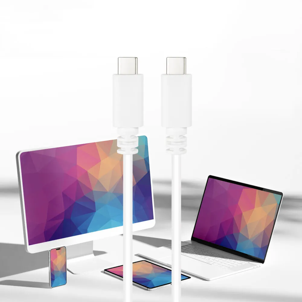 Nanocable 10.01.2301-W USB C to USB C (1 m) Thumbnail 4