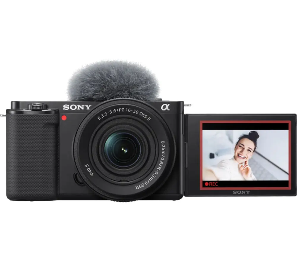 Sony ZV-E10 + E PZ 16-50mm F3.5-5.6 OSS II MILC 24,2 MP CMOS 6000 x 4000 Piksel Siyah Thumbnail 1