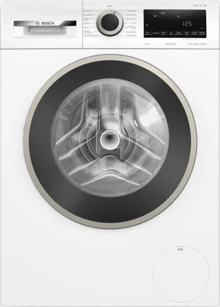 Bosch Serie 4 WGA142Z0TR çamaşır makinesi Önden yüklemeli 9 kg 1200 RPM Beyaz Çamaşır Makineleri