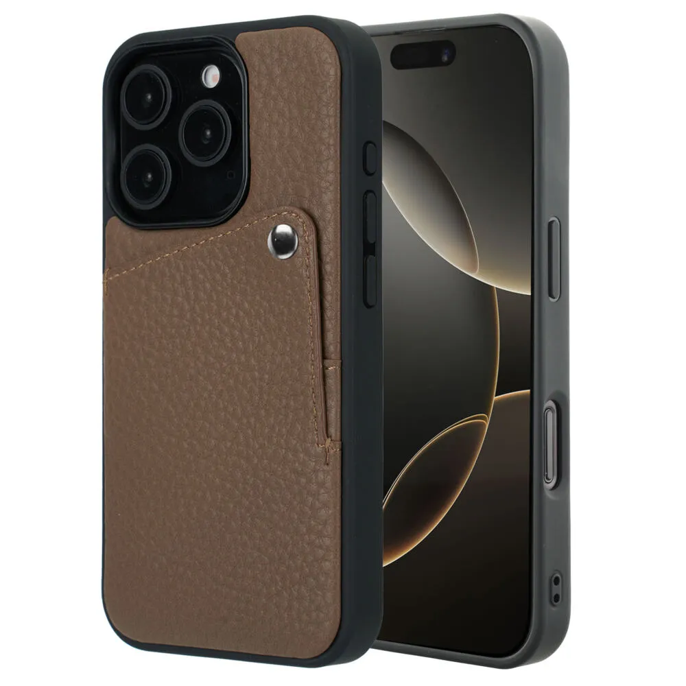 Selencia SH00092142 Cep telefonu kılıfı 16 cm (6.3") Kapak Kahverengi Telefon Aksesu