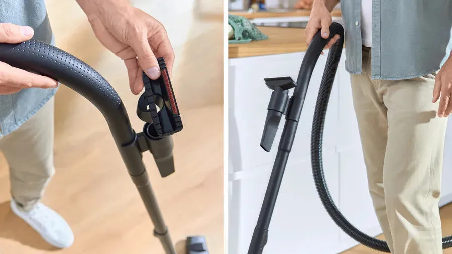 Bosch BGL38BA3GB elektrik süpürgesi 4 l Silindir vakum Kuru 850 W Toz torbası Thumbnail 1
