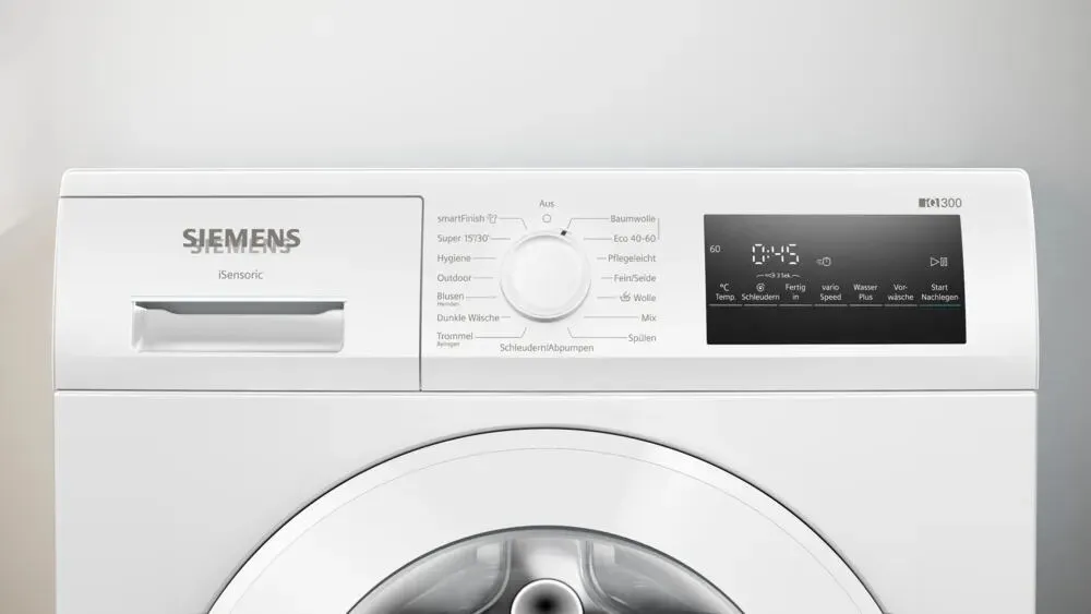 Siemens iQ300 WM14N271 çamaşır makinesi Önden yüklemeli 8 kg 1351 RPM Beyaz Thumbnail 1