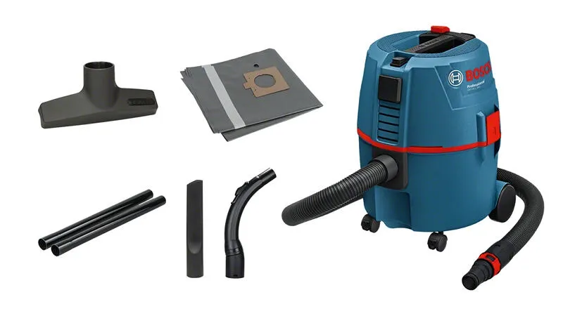 Bosch GAS 20 L SFC 19 l Silindir vakum Kuru ve ıslak 1200 W Toz torbası Elektrikli Süpürge