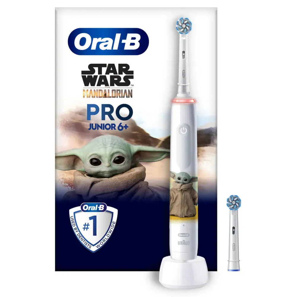 Oral-B PRO 14876674 elektrikli diş fırçası Çocuk Döner diş fırçası Çok renkli, Beyaz Şarjlı Diş Fırçaları