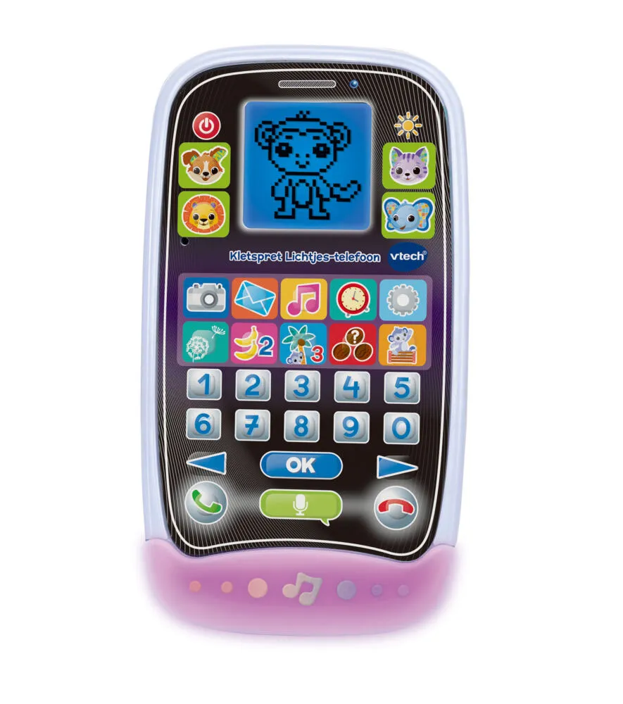 VTech Kletspret Lichtjes-telefoon 80-529223 Thumbnail 2
