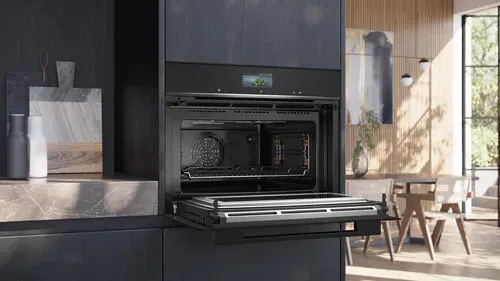 Siemens iQ700 CM776G1B1B fırın 45 l 3600 W Siyah Thumbnail 3