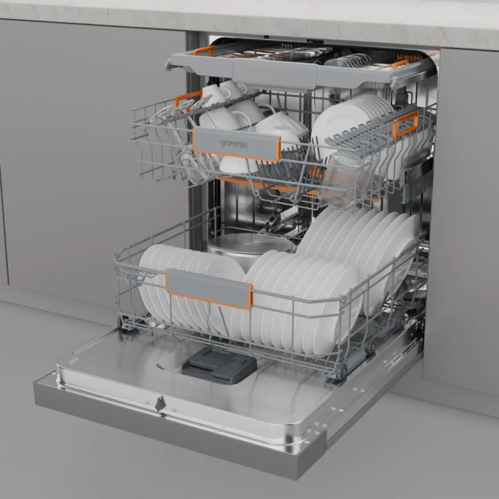Gorenje GI673C90X 20015389 16 Kişilik 7 Programlı Ankastre Bulaşık Makinesi Thumbnail 5