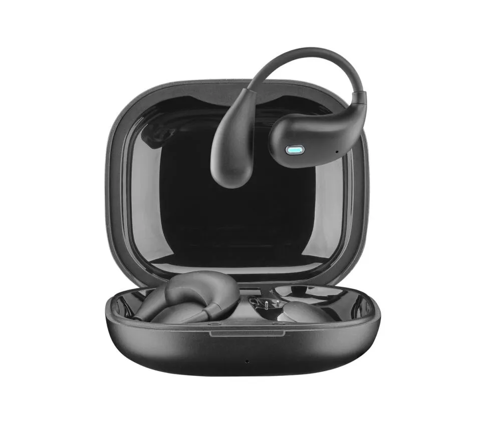 Cellularline BTNEBITTWSK kulaklık ve mikrofonlu kulaklık True Wireless Stereo (TWS) Açık Kulak, Kulak içi Aramalar/Müzik Bluetooth Siyah Thumbnail 2