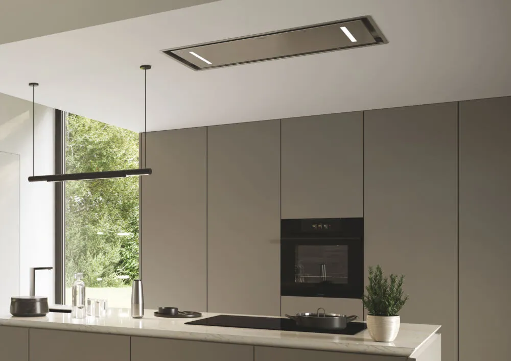 Haier I-Design HACI100RCS6X 36901803 Tavanda yerleşik Ocak Bacaları Thumbnail 7
