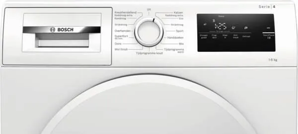 Bosch Serie 4 WTH8300CNL kurutucu Solo Önden yüklemeli 8 kg Beyaz Thumbnail 1