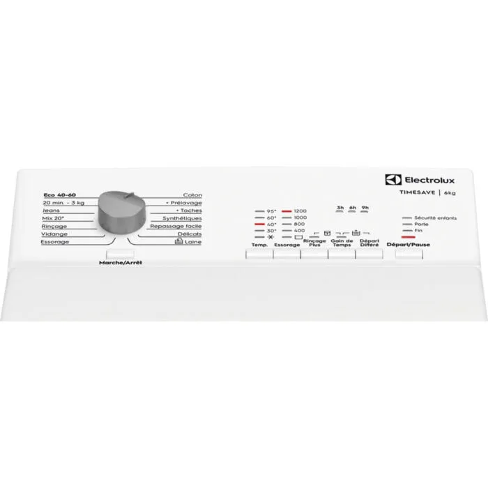 Electrolux EWQ6512A çamaşır makinesi Üstten yüklemeli 6 kg 1151 RPM Beyaz Thumbnail 1