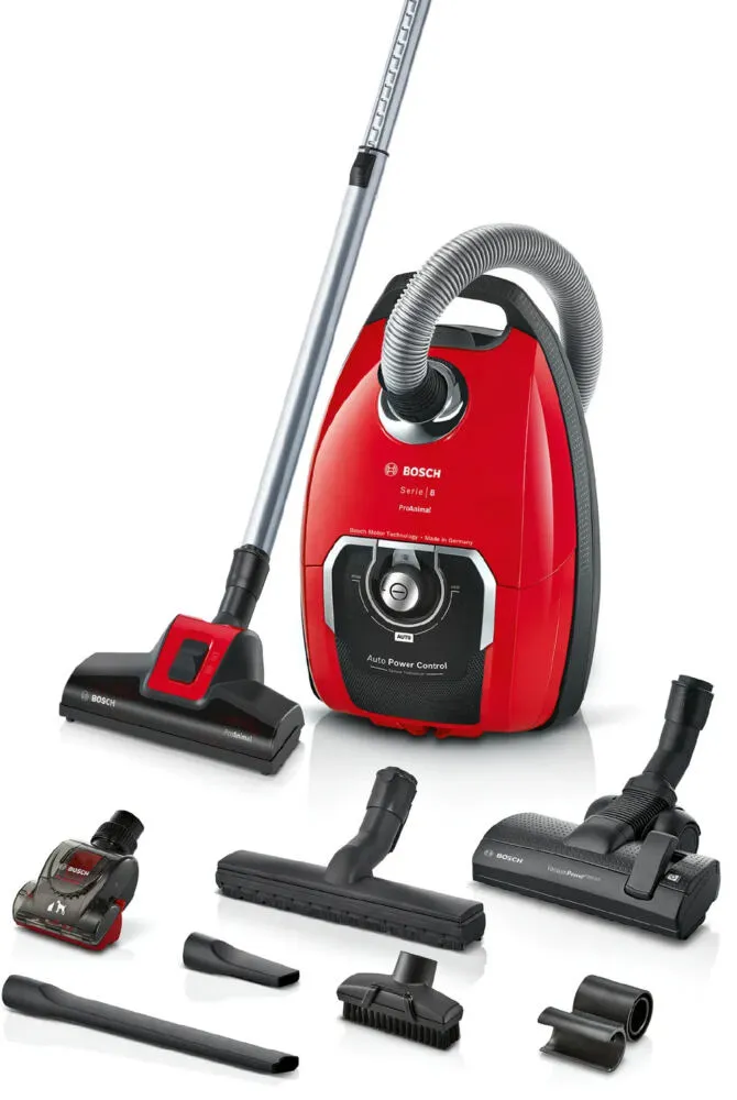 Bosch Serie 8 BGB8PET3A elektrik süpürgesi 5 l Kuru 890 W Toz torbası Thumbnail 1
