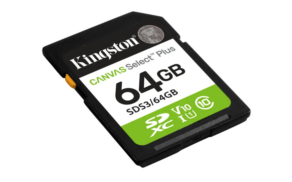Kingston Technology Canvas Select Plus Gen3 SDS3/64GB Thumbnail 1