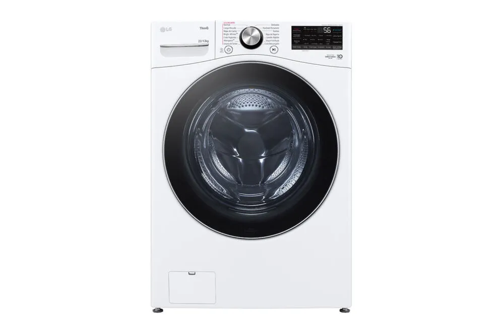 LG WD22WV26R çamaşır kurutma makinesi Solo Önden yüklemeli Beyaz Kurutmalı Çamaşır Makinesi