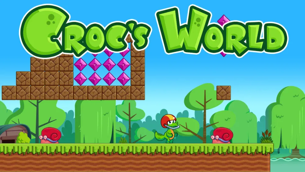 Nintendo Croc's World İngilizce, Fransızca, Almanca, Japonca, Portekizce, İspanyol Nintendo Switch Oyun