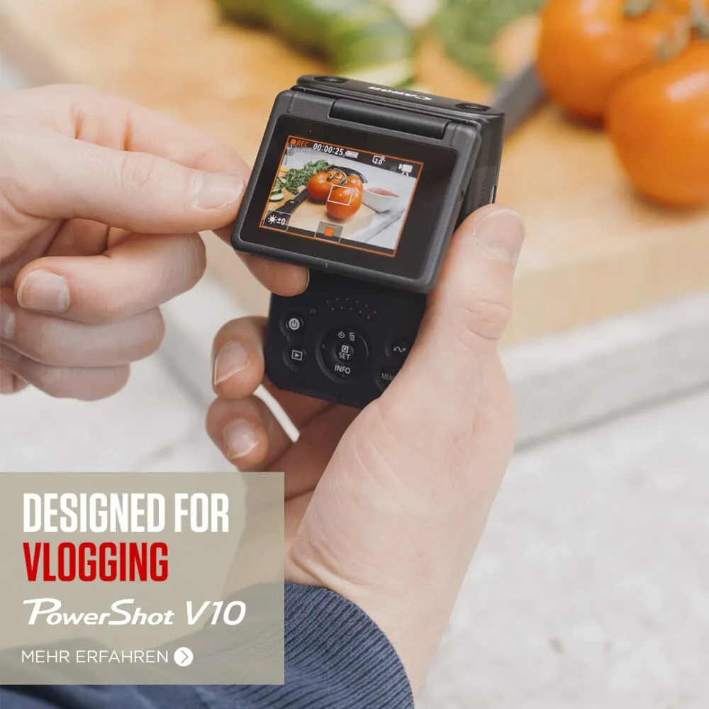 Canon PowerShot V10 Vlogging Kit 5946C009 Thumbnail 6