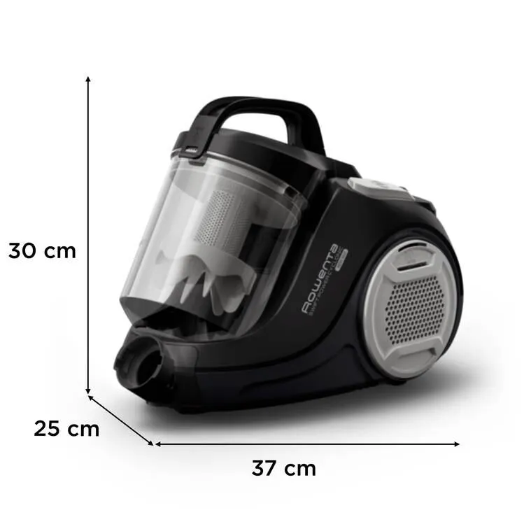 Rowenta Swift Power RO2985EA elektrik süpürgesi 1,2 l Silindir vakum Kuru 900 W Torbasız Thumbnail 2