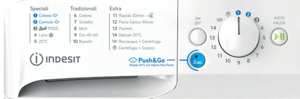 Indesit BWE 91497X WV IT 859991697280 9 kg 1400 Devir Çamaşır Makinesi Thumbnail 6