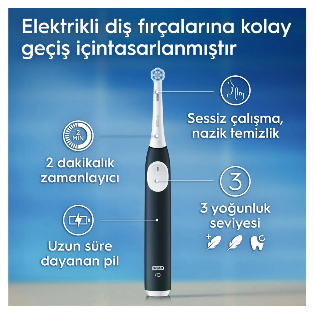 Oral-B iO IO2 ŞARJLI YEŞIL DIŞ FIRÇASI + SEYAHAT ÇANTASI Thumbnail 4