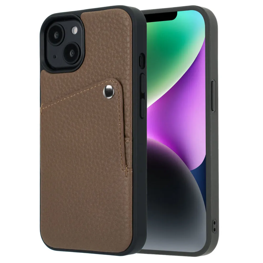 Selencia SH00092127 Cep telefonu kılıfı 15,5 cm (6.1") Kapak Kahverengi Telefon Aksesu