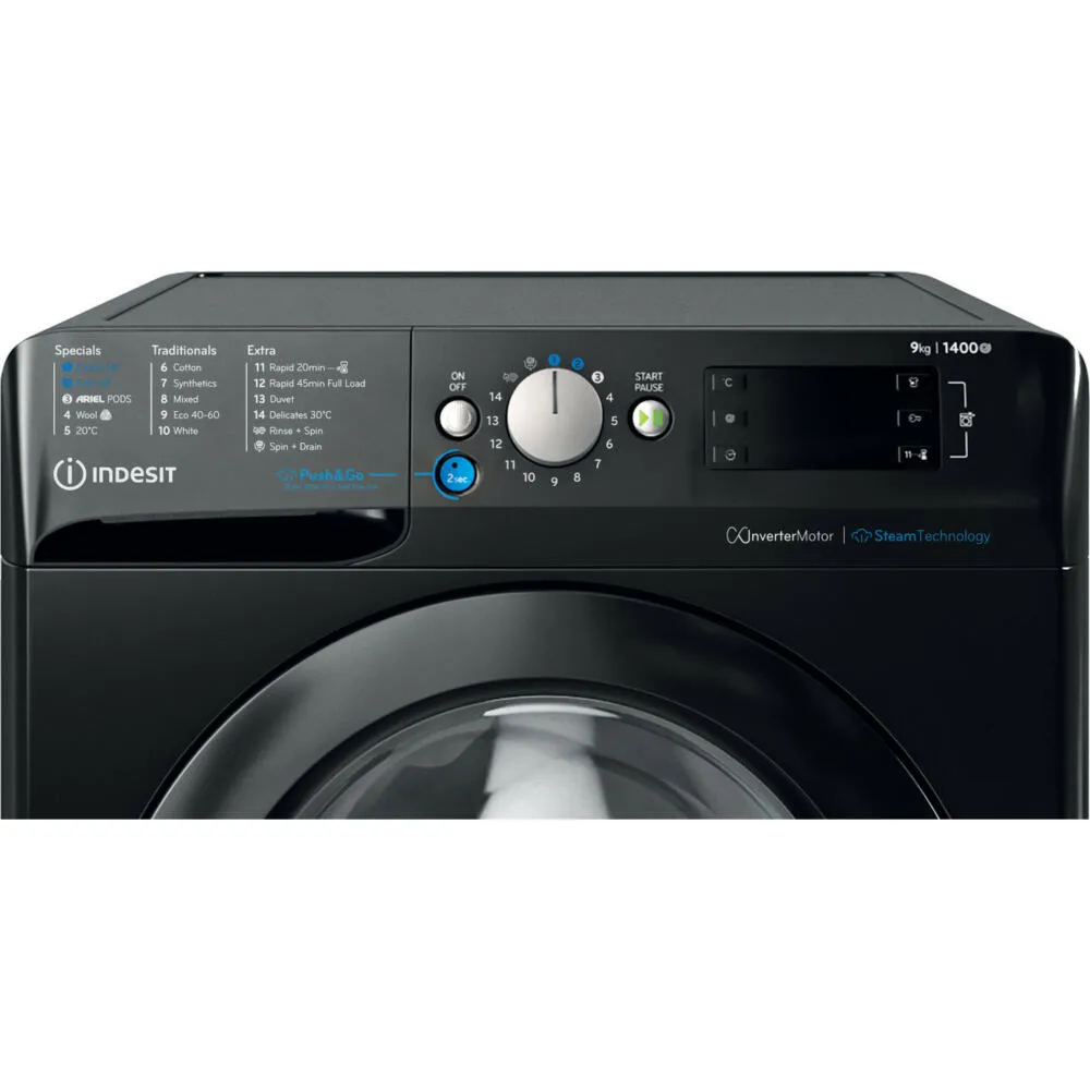 Indesit BWE 91496X KV UK 9 kg 1351 Devir Çamaşır Makinesi Thumbnail 5