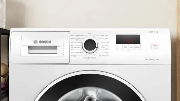 Bosch Serie 2 WGE02205FR çamaşır makinesi Önden yüklemeli 7 kg 1200 RPM Beyaz Thumbnail 1
