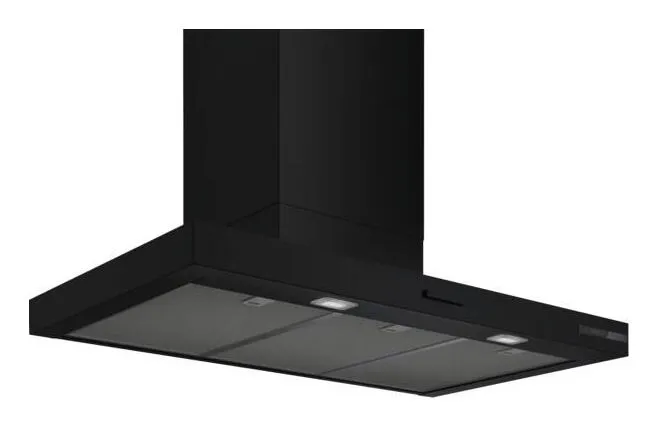 Bosch Serie 4 DWB95CC60 ocak bacası Duvara monteli Siyah 594 m³/Saat Davlumbaz ve Aspiratö