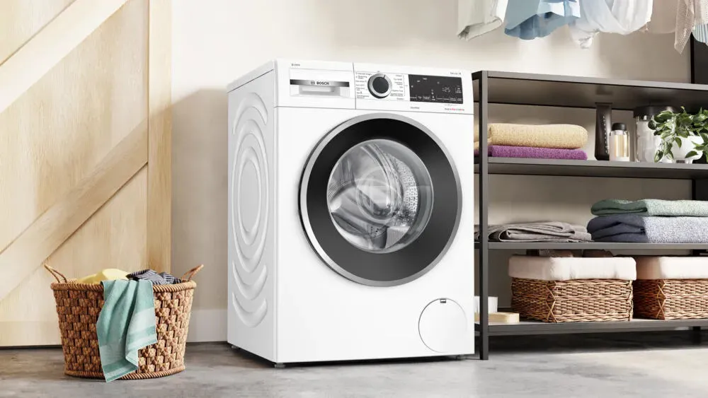 Bosch Serie 6 WNG254A7NL çamaşır kurutma makinesi Solo Önden yüklemeli Beyaz Thumbnail 3